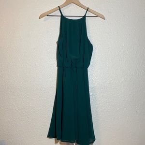 Blue Rain Green Dress Size S NWT